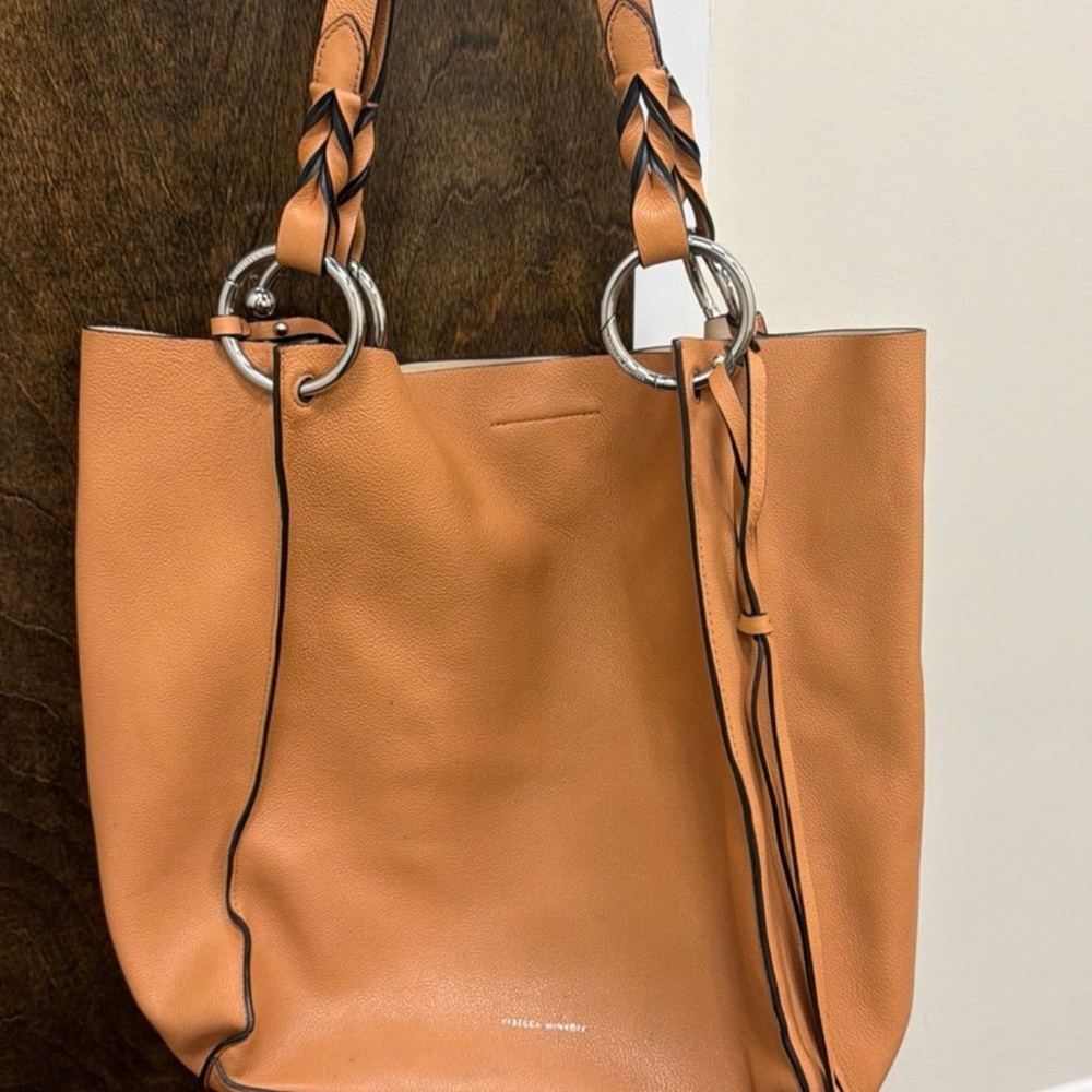 Rebecca Minkoff Tangerine Tote with Silver Accents